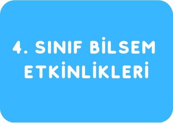 4. Sınıf Bilsem Etkinlikleri