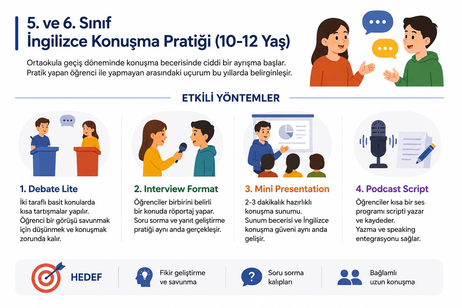 5. ve 6. Sınıf Speaking