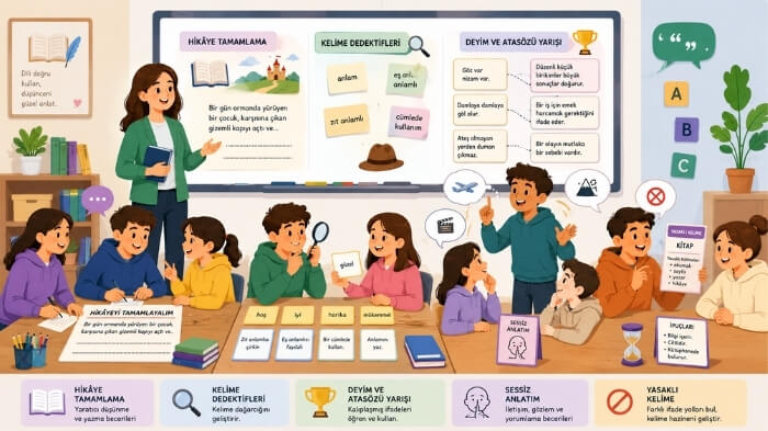 8. Sınıf türkçe oyunları