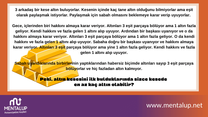 Eğlenceli Sayısal Sorular