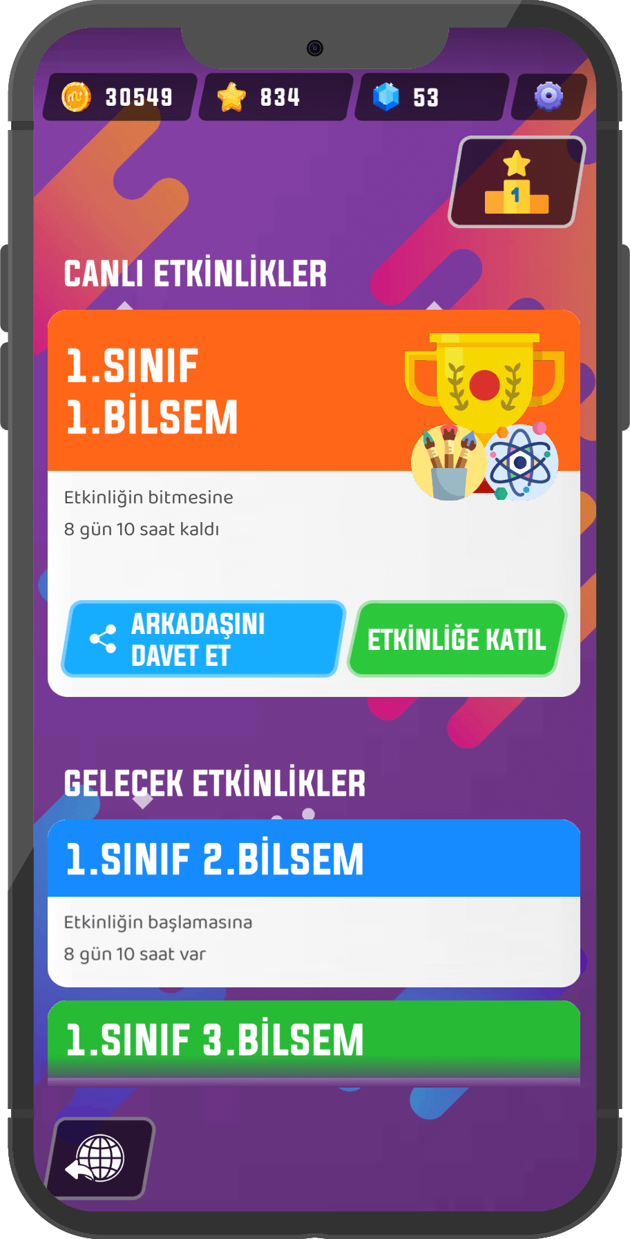 mentalup bilsem 1.sınıf etkinliği