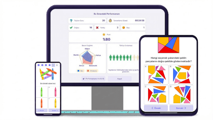 bilsem sınavına hazırlık uygulaması