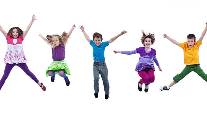Çocuklar için zıplama egzersizi