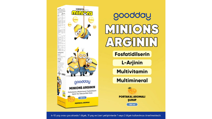 goodday minions arginin şurup