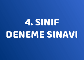 4.Sınıf Deneme Sınavı