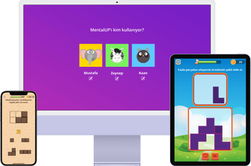 mentalup bilgisayarda, tablette, telefonda