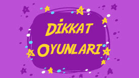 dikkat oyunları ve konsantrasyon egzersizleri